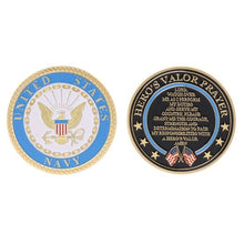 Load image into Gallery viewer, Gold Plated United States Air Force/Army/Navy Commemorative Coin Souvenir Challenge Collectible Coins Collection Art Craft Gift