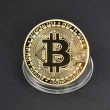 Load image into Gallery viewer, Gold Plated Hot sale Bitcoin Coin Bit Coin Metal Coin Physical Cryptocurrency Commemorative Coin
