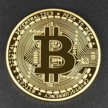 Load image into Gallery viewer, Gold Plated Hot sale Bitcoin Coin Bit Coin Metal Coin Physical Cryptocurrency Commemorative Coin
