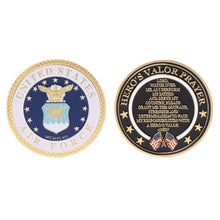 Load image into Gallery viewer, Gold Plated United States Air Force/Army/Navy Commemorative Coin Souvenir Challenge Collectible Coins Collection Art Craft Gift
