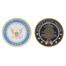 Load image into Gallery viewer, Gold Plated United States Air Force/Army/Navy Commemorative Coin Souvenir Challenge Collectible Coins Collection Art Craft Gift
