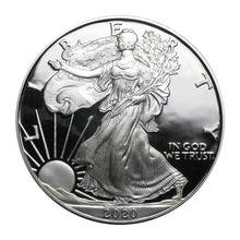 Load image into Gallery viewer, American Statue of Liberty Silver Plated Commemorative Coin Eagle Claw Collection Coin Morgan Dollar Us Coins
