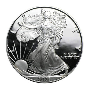 American Statue of Liberty Silver Plated Commemorative Coin Eagle Claw Collection Coin Morgan Dollar Us Coins