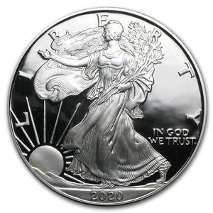 2020 American Statue of Liberty Silver Plated Commemorative Coin Eagle Coins Souvenir gifts