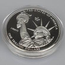 Load image into Gallery viewer, 1 Trillion Dollar Gold  silver plated United States Collection Metal Coin
